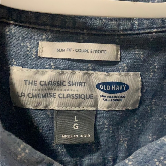 Old navy blue collar t shirt - Picture 2 of 3